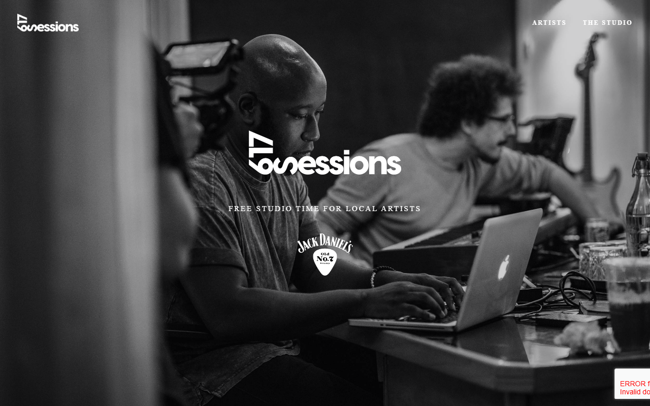 617sessions.com screenshot