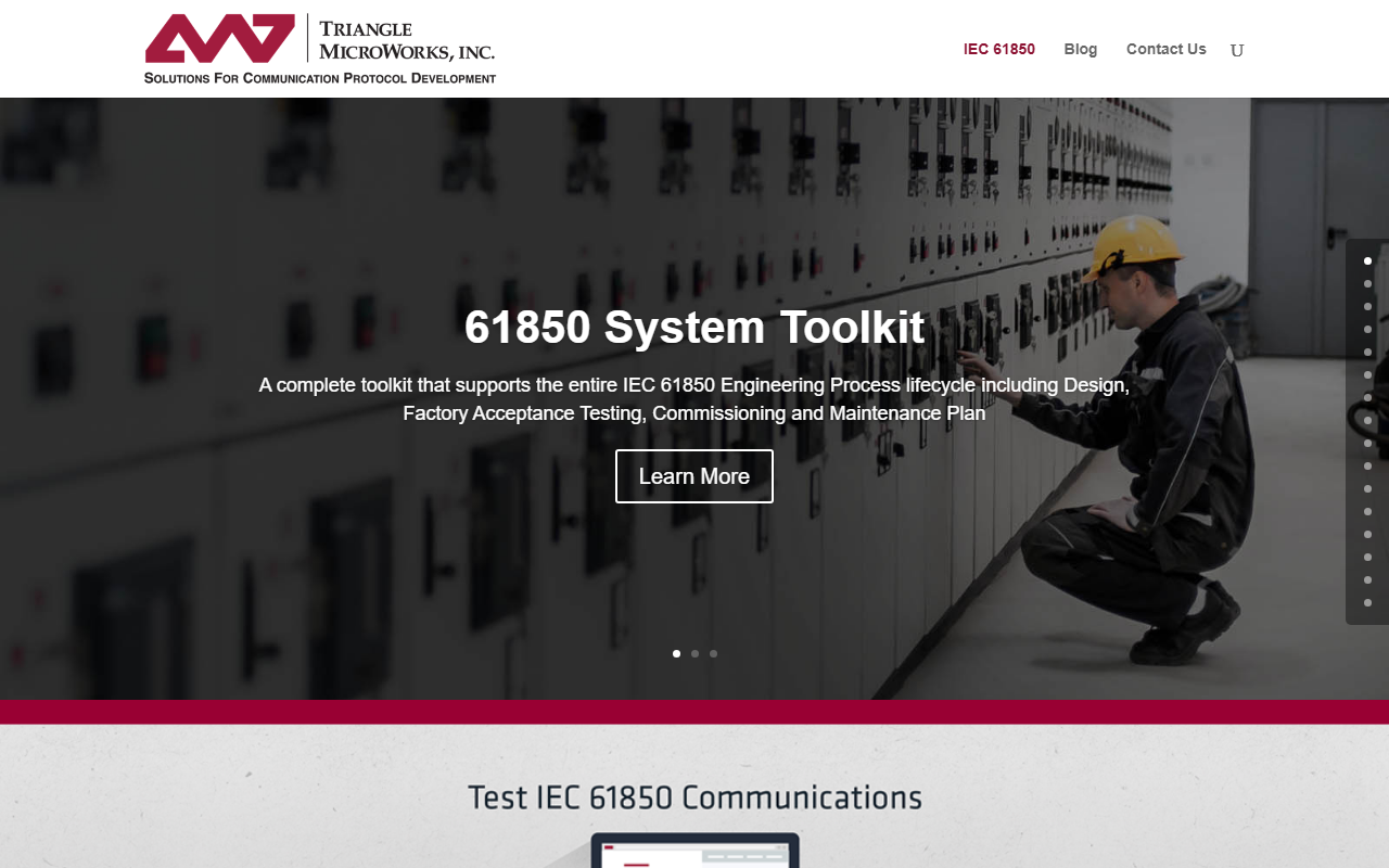61850solutions.com screenshot