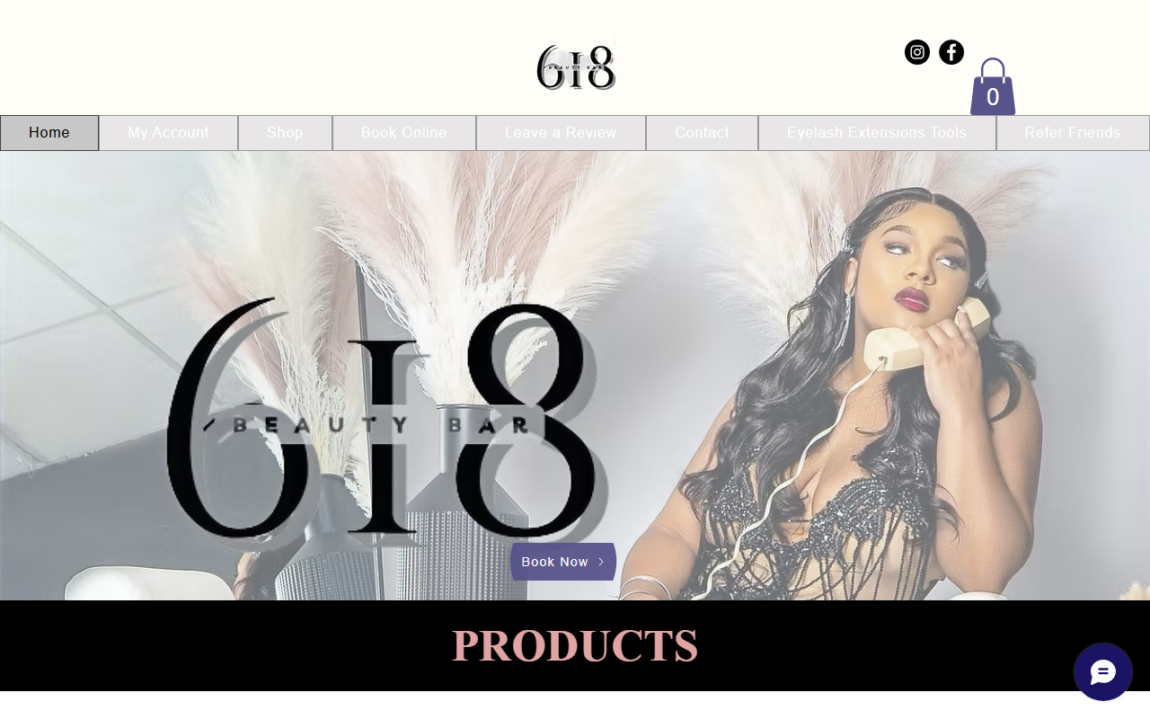 618beautybar.com screenshot