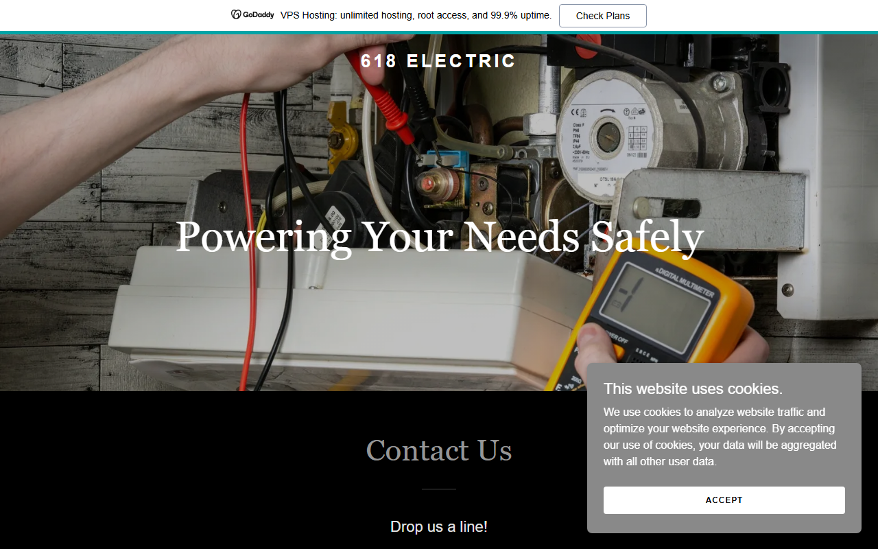 618electric.com screenshot