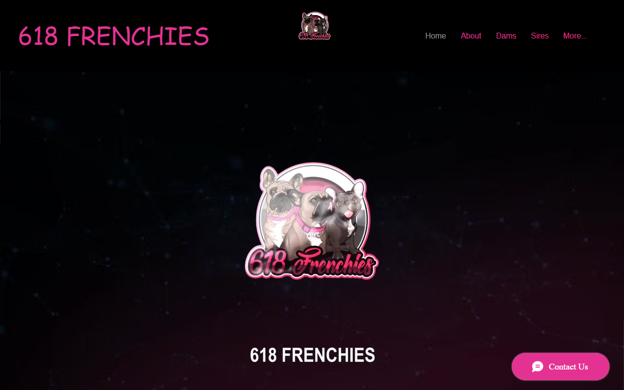 618frenchies.com screenshot