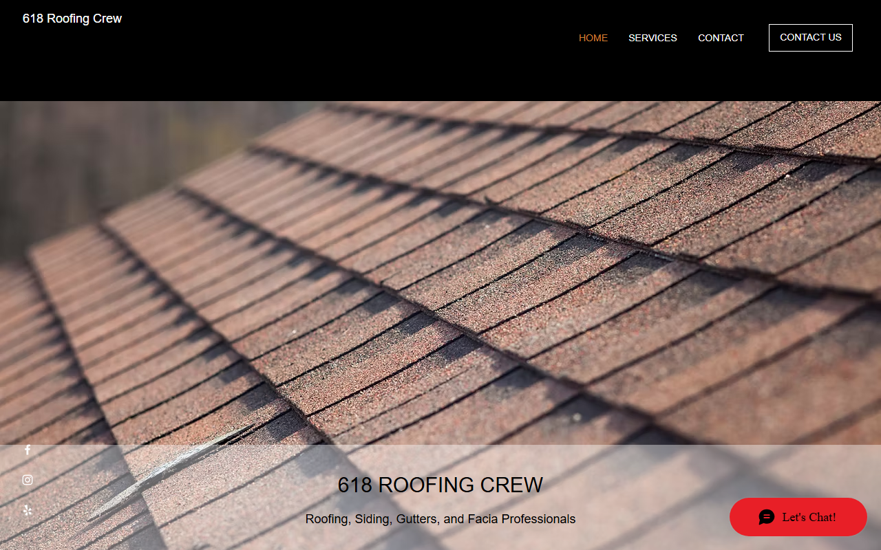 618roofingcrew.com screenshot