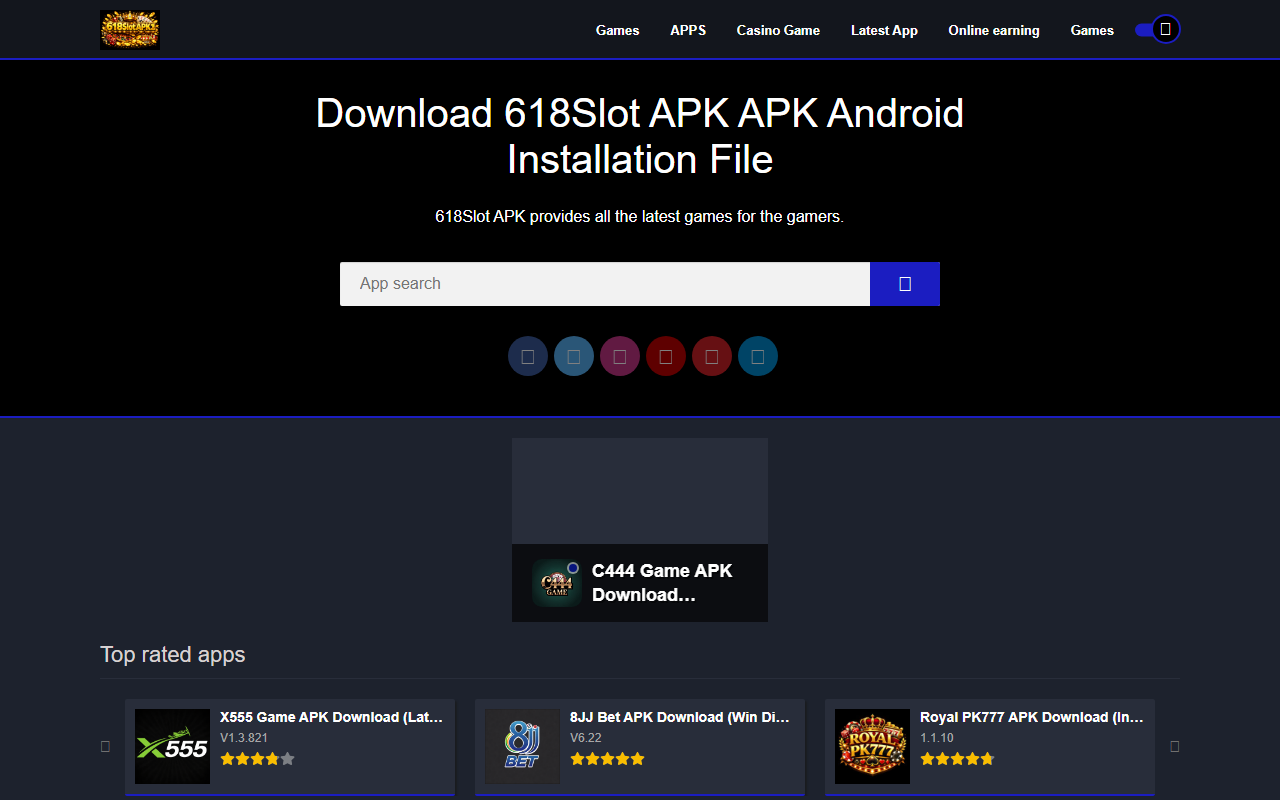 618slotapkg.com screenshot