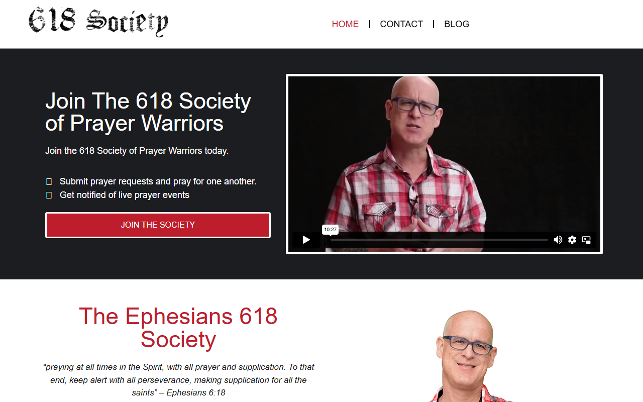 618society.com screenshot