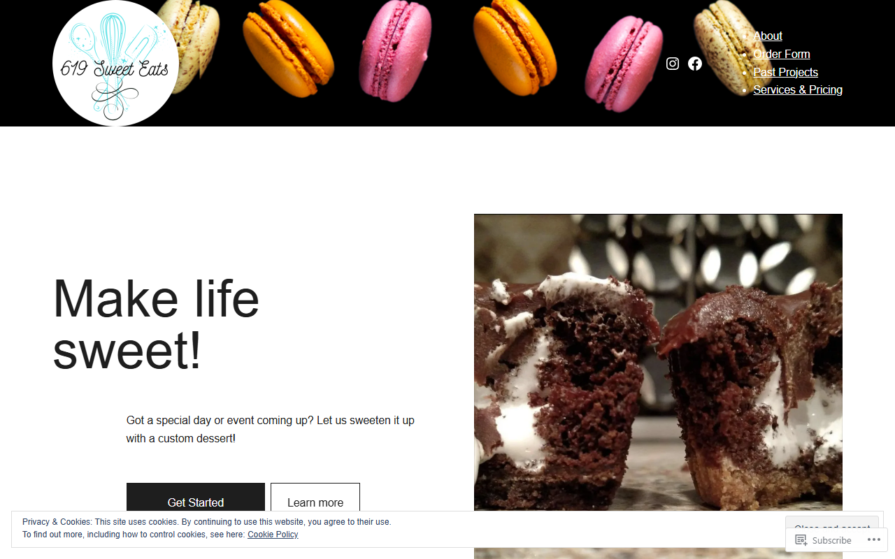 619sweeteats.com screenshot