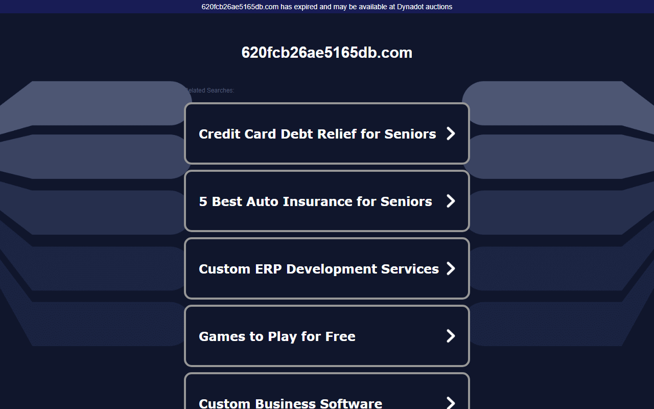 620fcb26ae5165db.com screenshot
