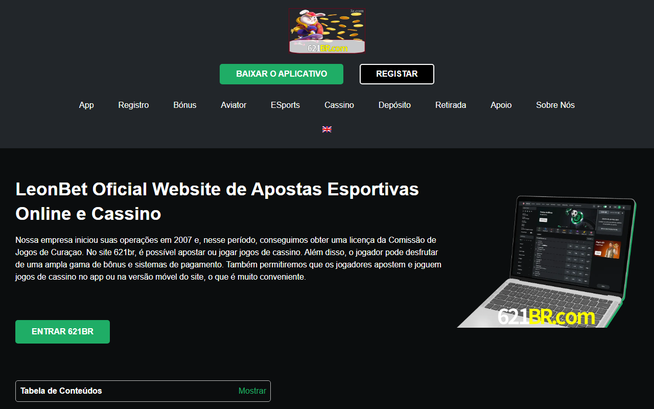 621brbaixar.com screenshot