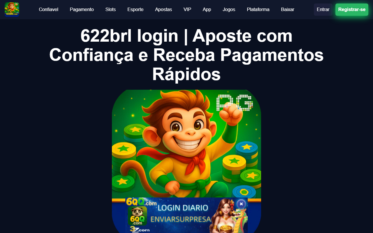 622brllogin.com screenshot