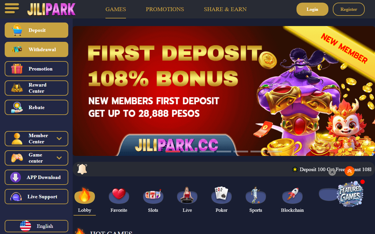 622jilipark.com screenshot