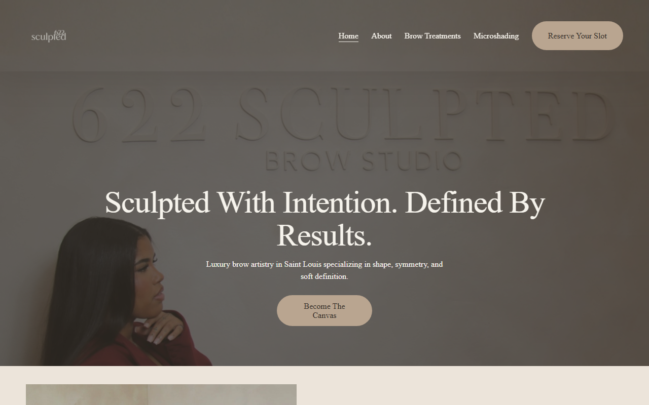 622sculpted.com screenshot