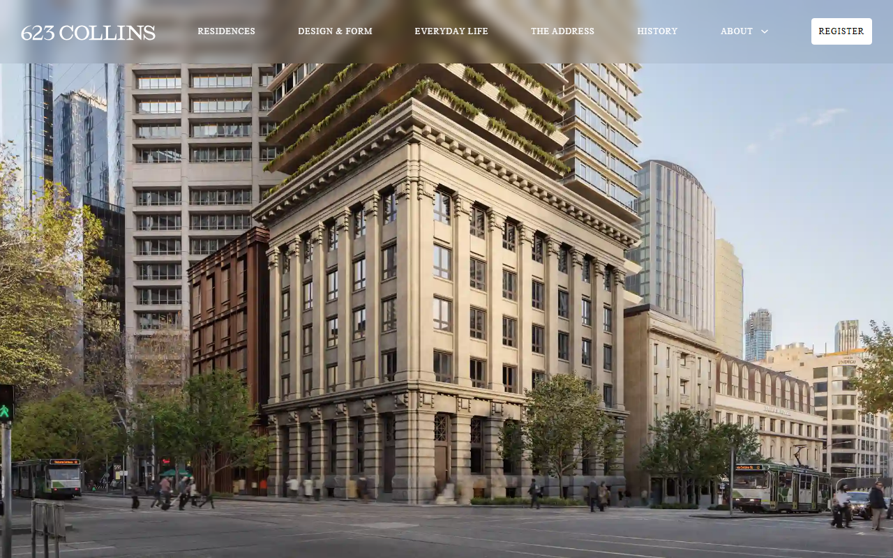 623collins.com screenshot