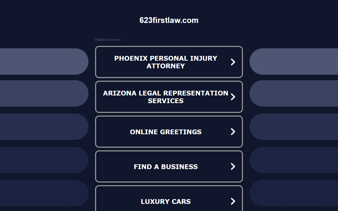 623firstlaw.com screenshot