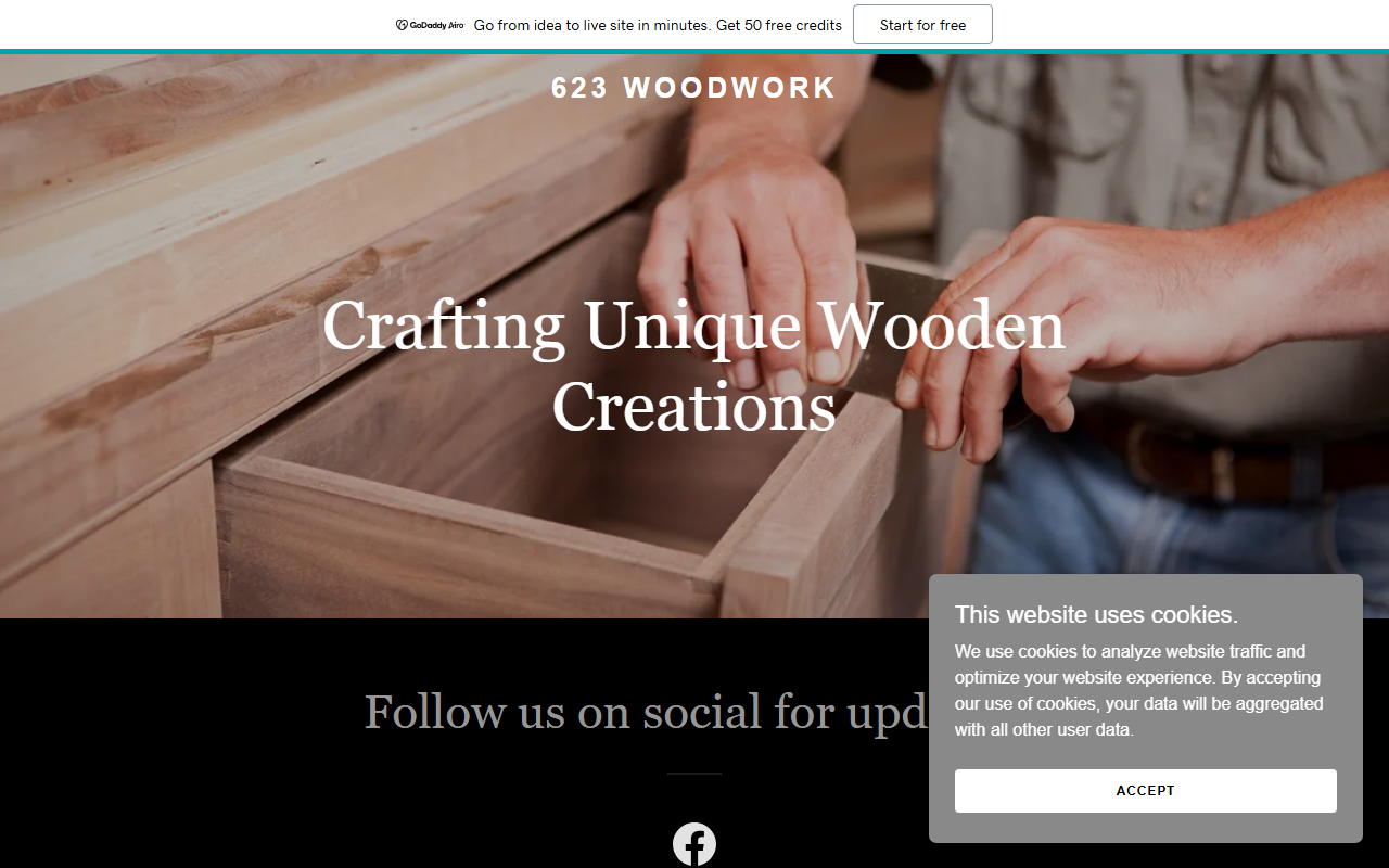 623woodwork.com screenshot