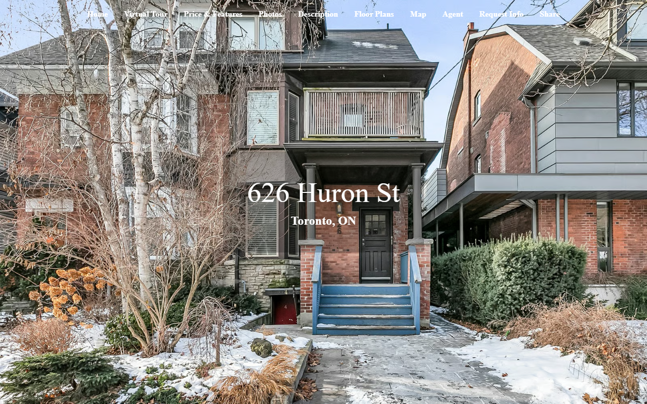 626-huron-st.com screenshot