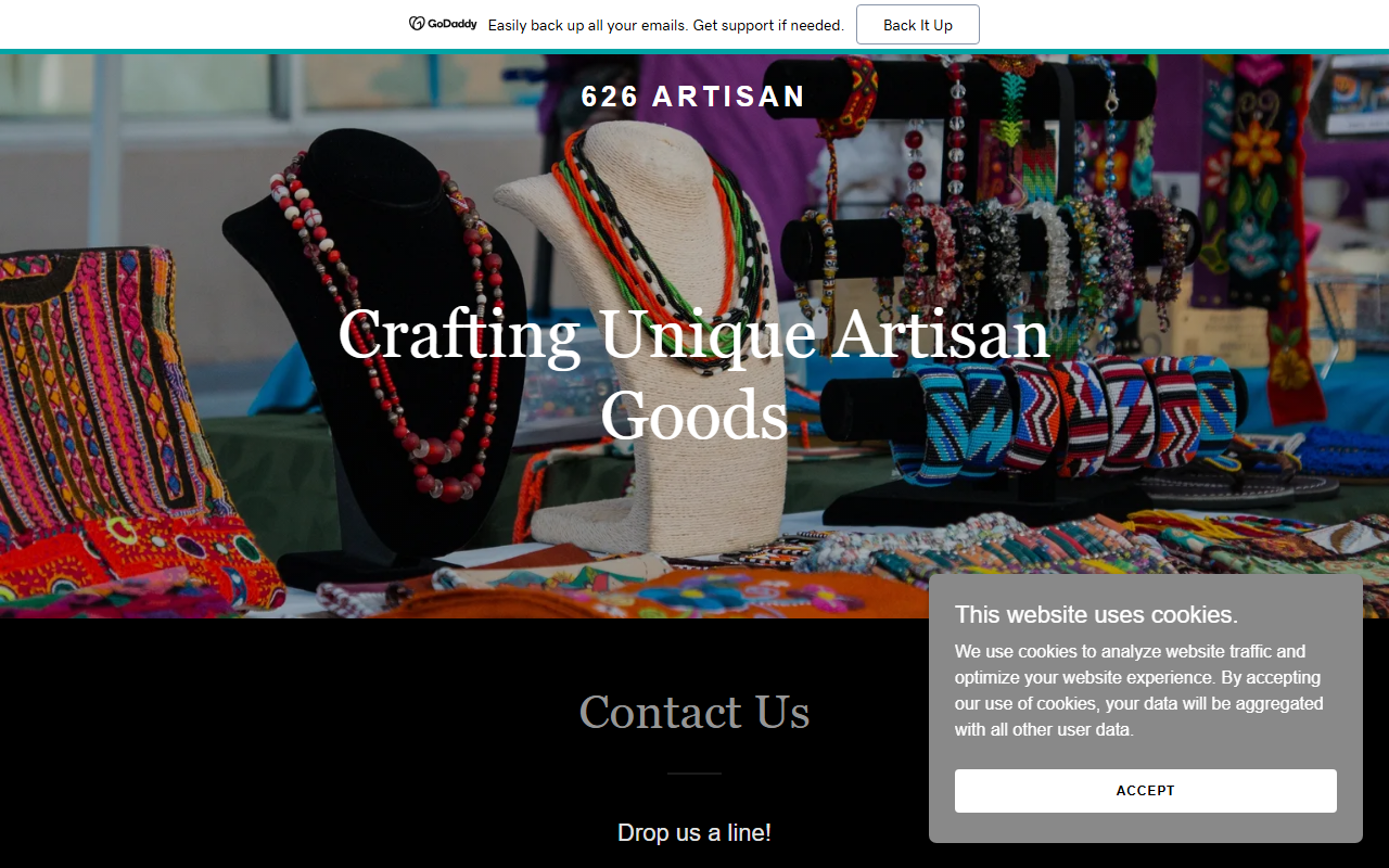 626artisan.com screenshot