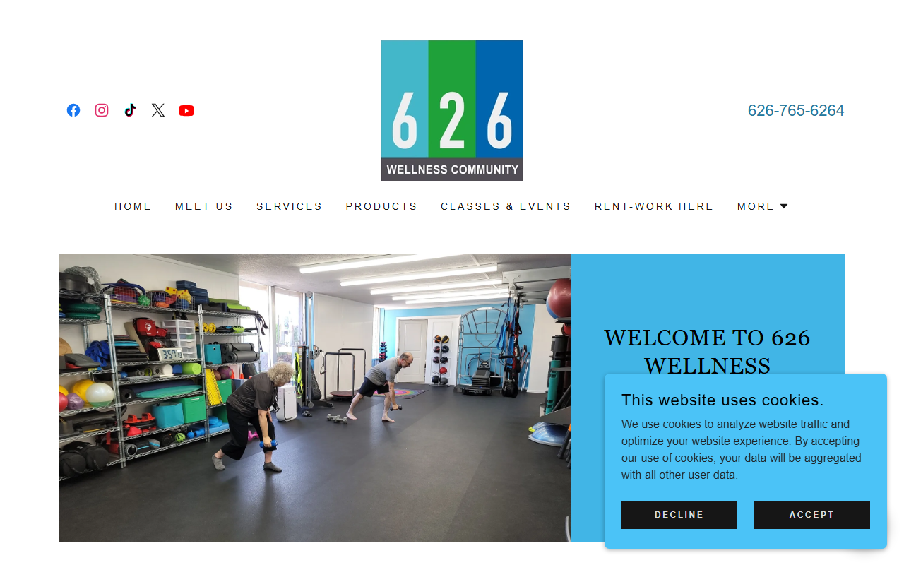 626wellness.com screenshot