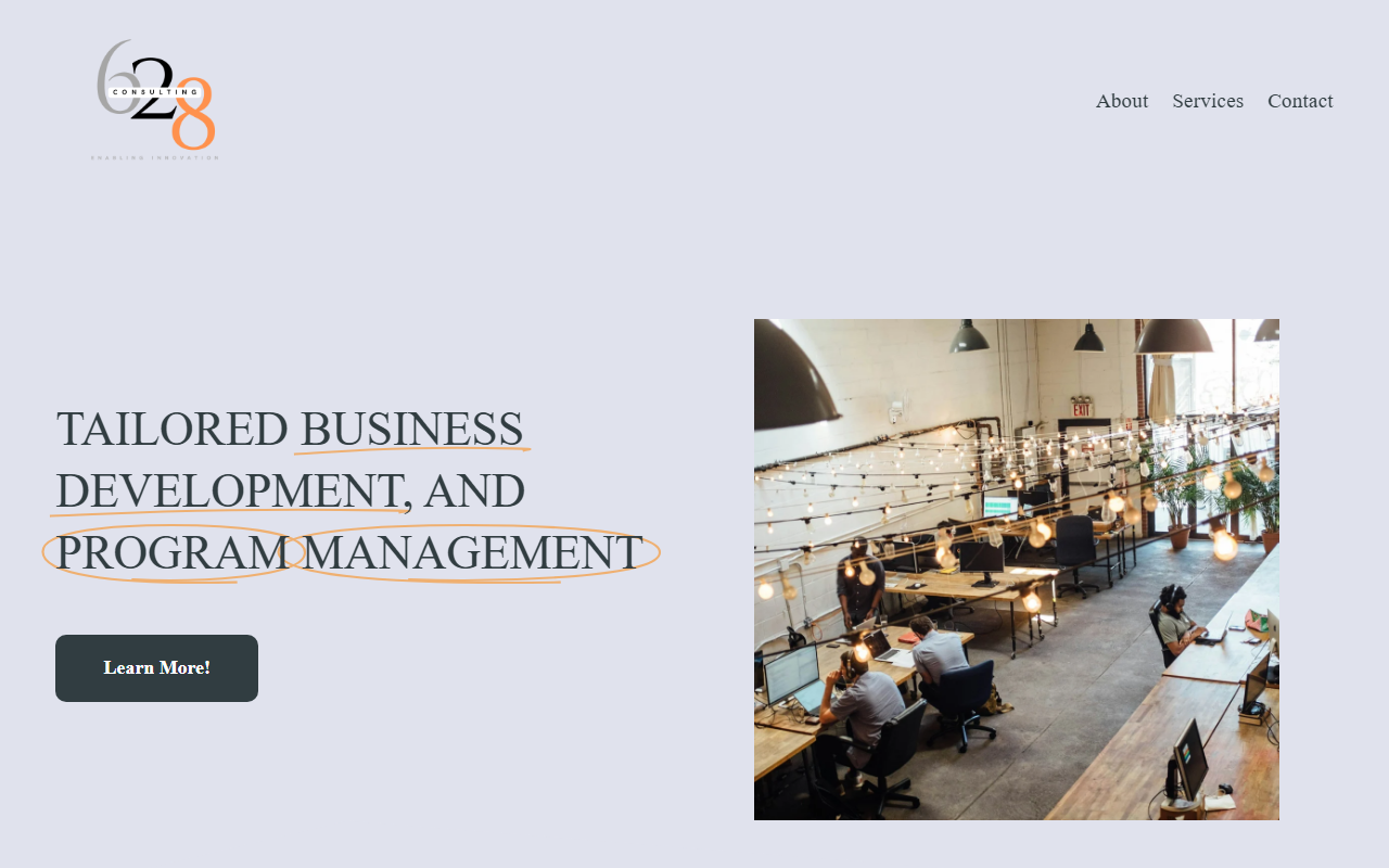 628consulting.com screenshot