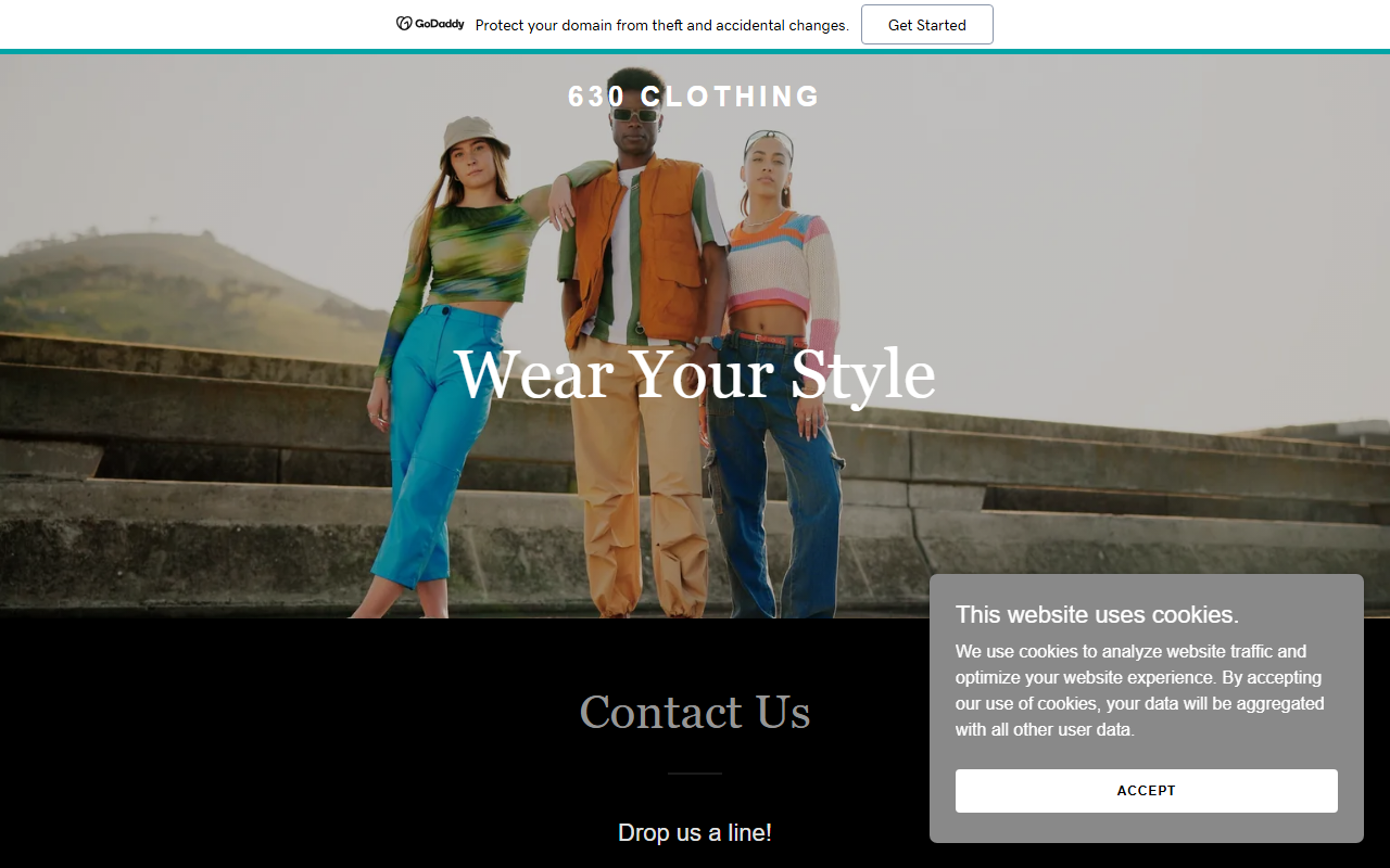 630clothing.com screenshot