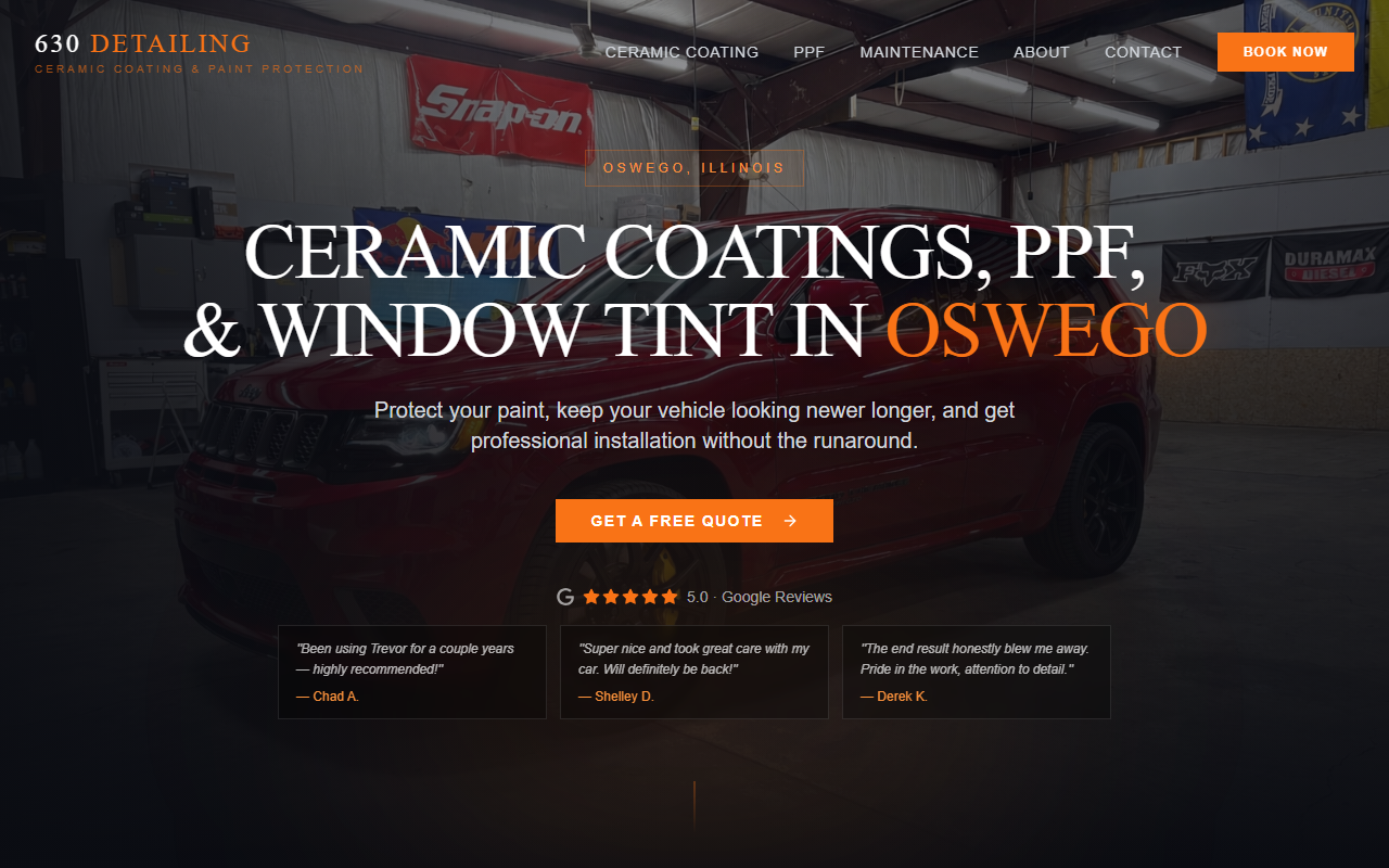 630detailing.com screenshot