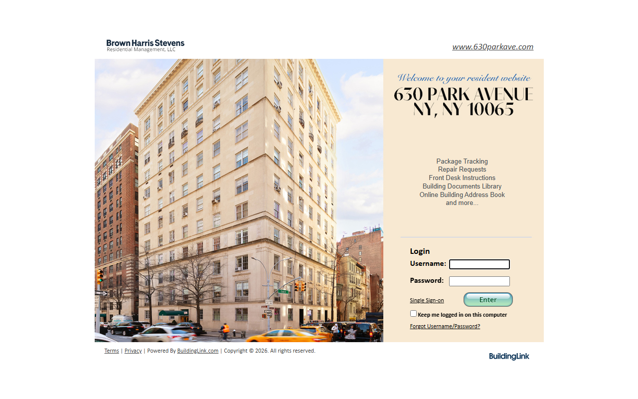 630parkave.com screenshot