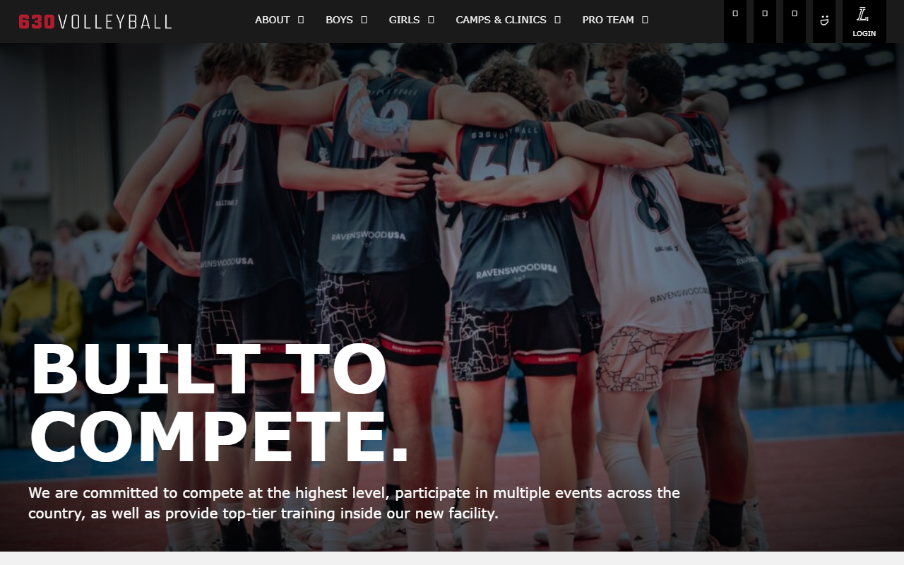 630volleyball.com screenshot
