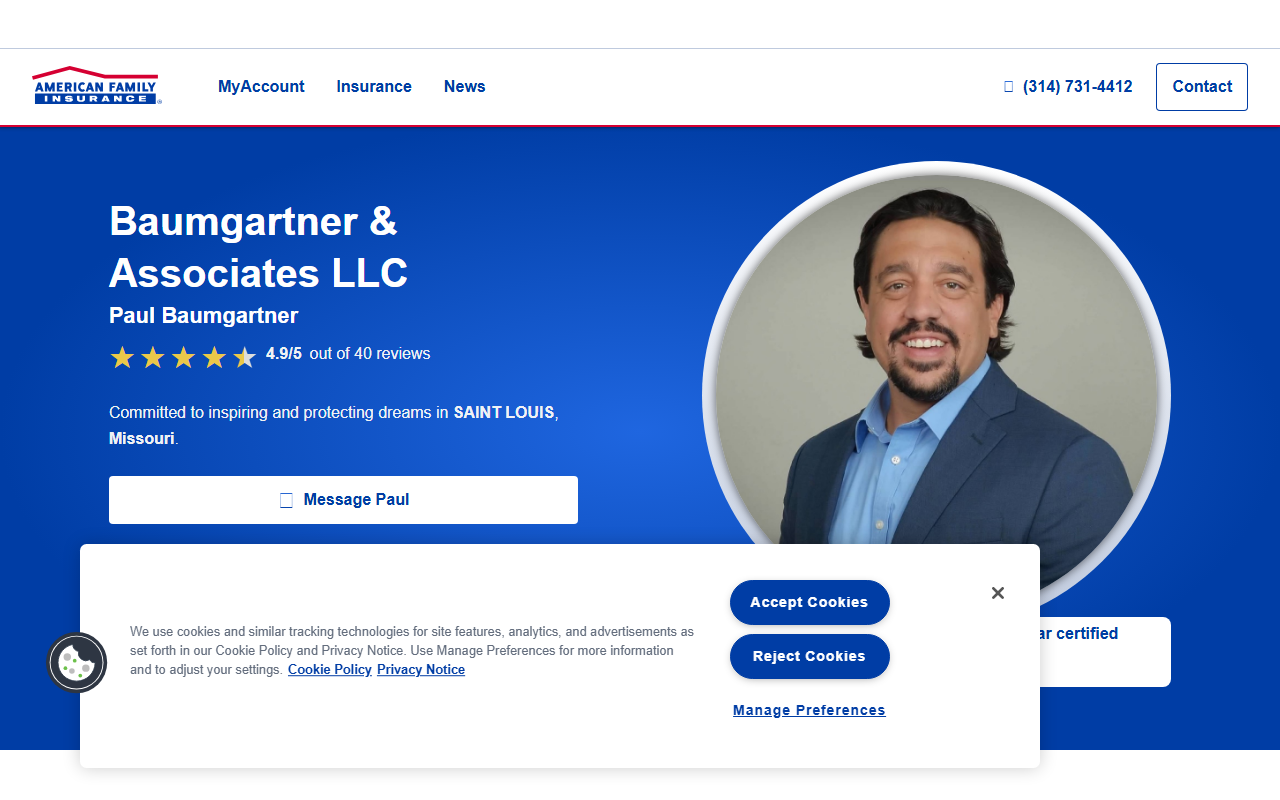63129insurance.com screenshot