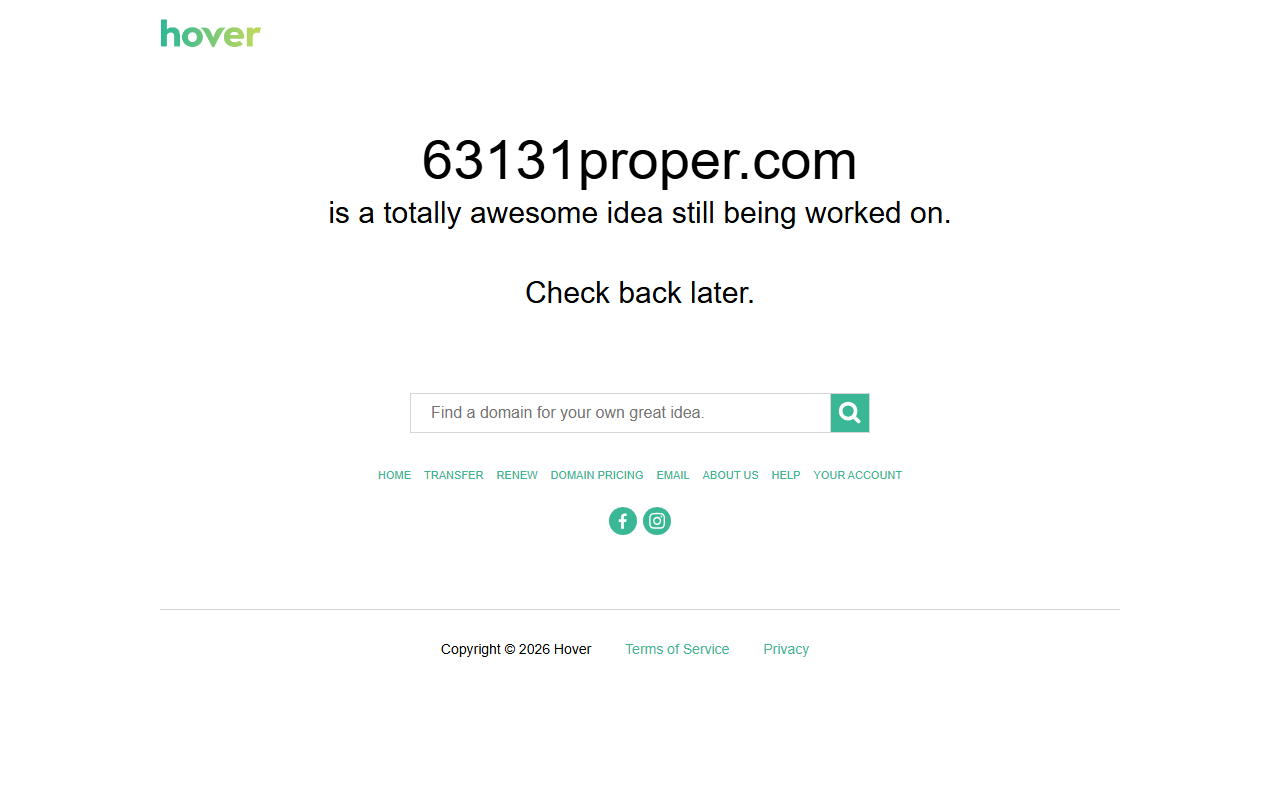 63131proper.com screenshot
