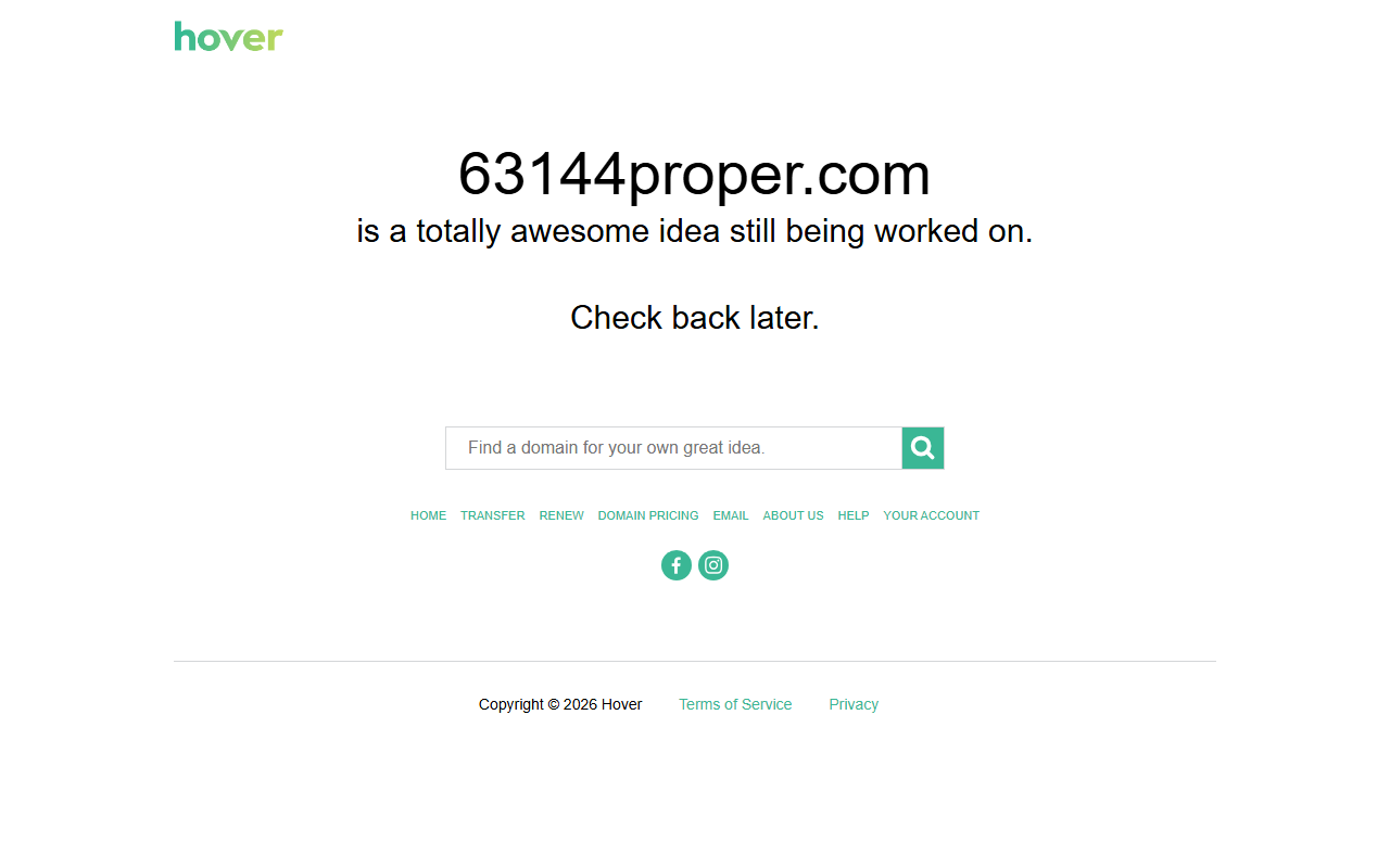 63144proper.com screenshot