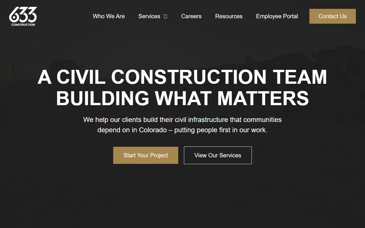 633construction.com screenshot