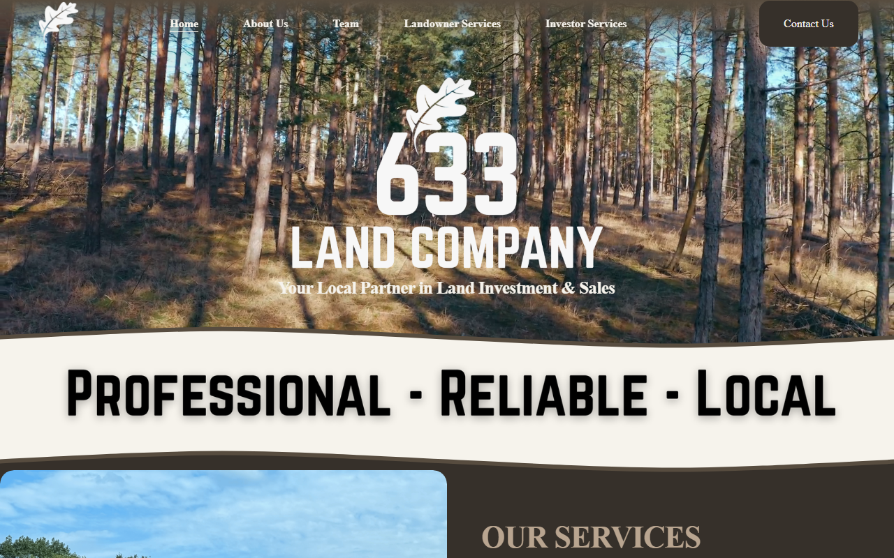 633landcompany.com screenshot