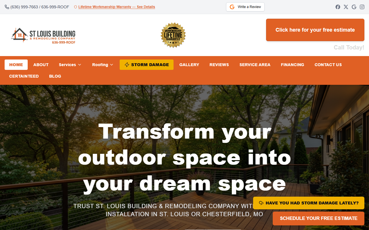 636999roof.com screenshot