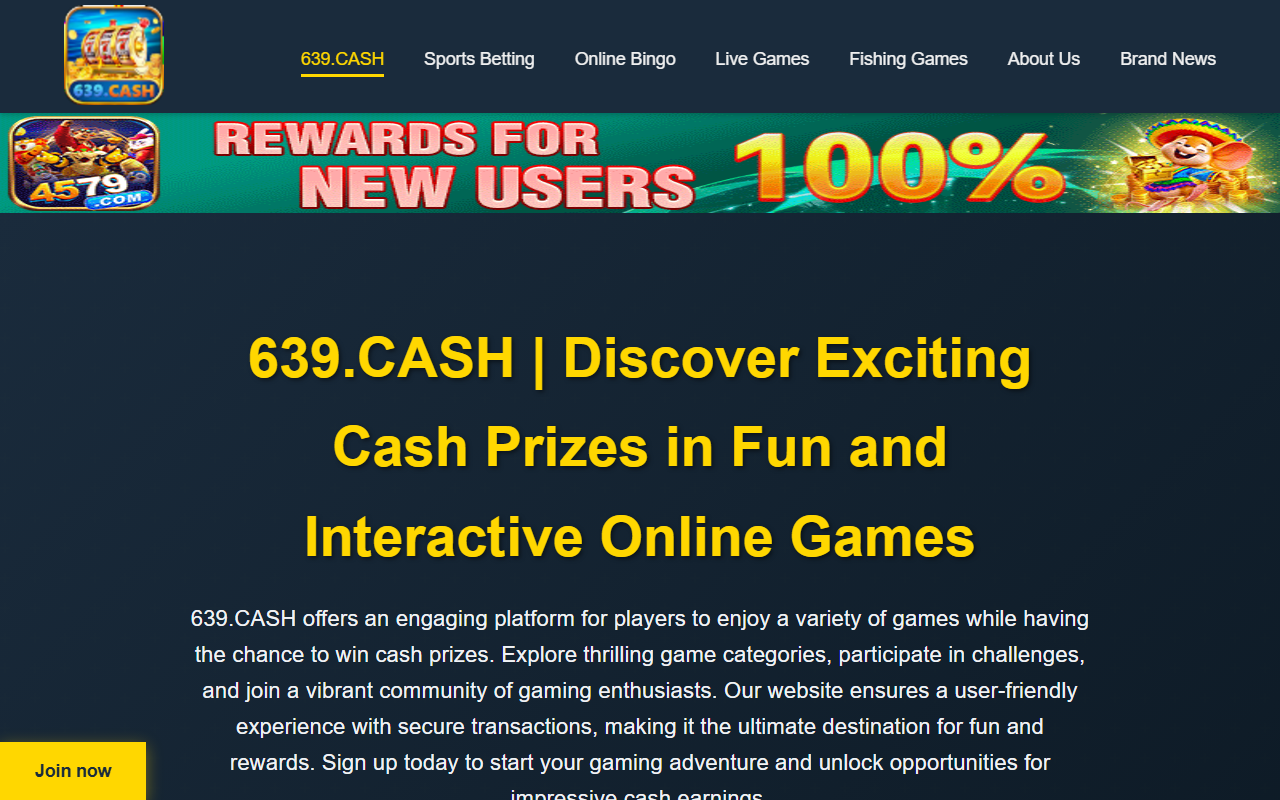639cashgames.com screenshot