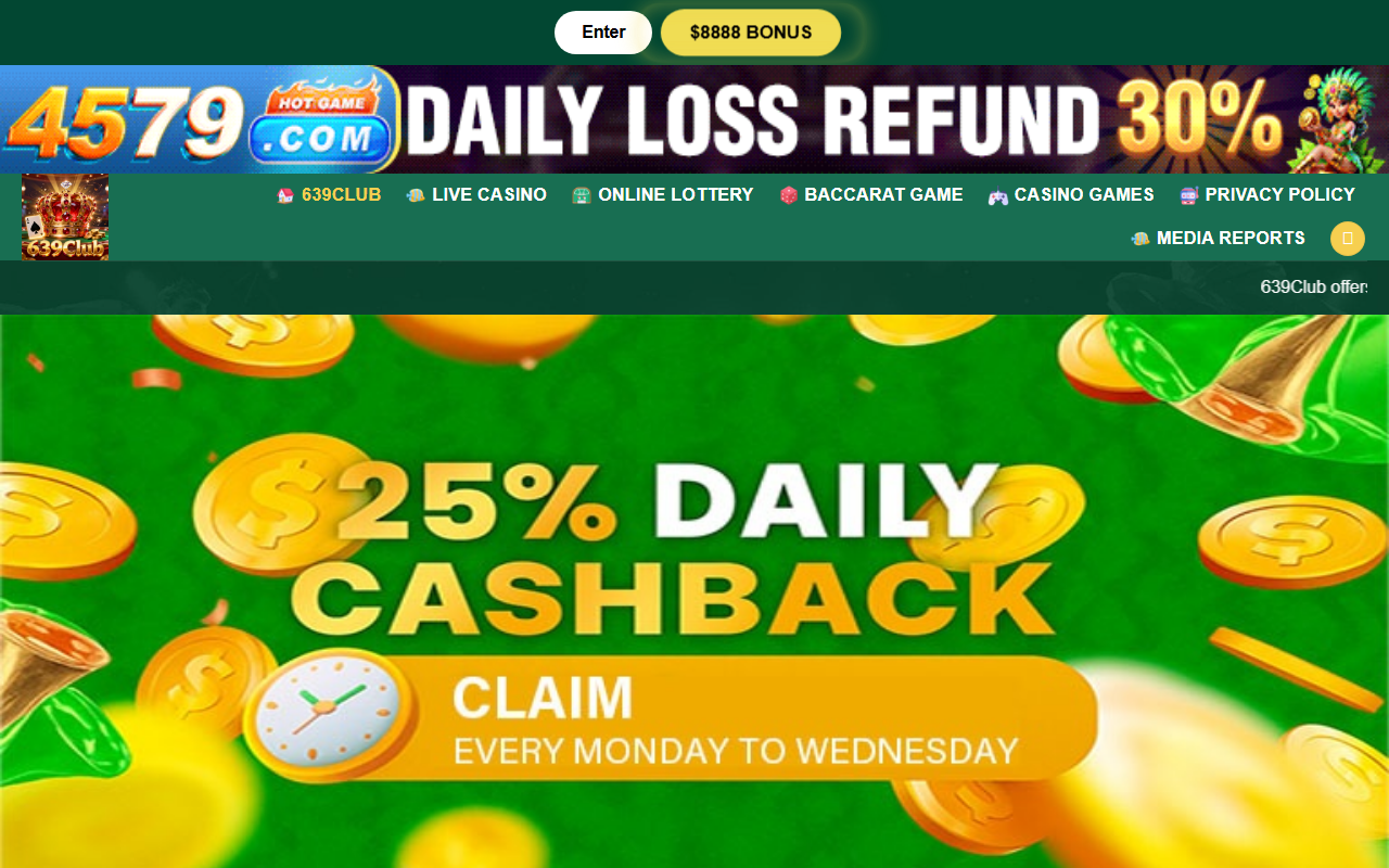 639clubslots.com screenshot