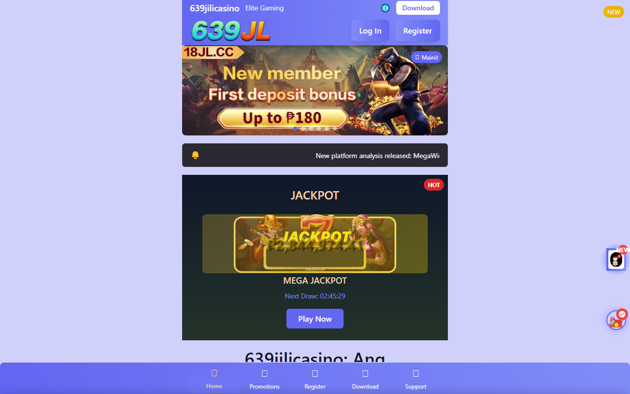 639jilicasino.com screenshot