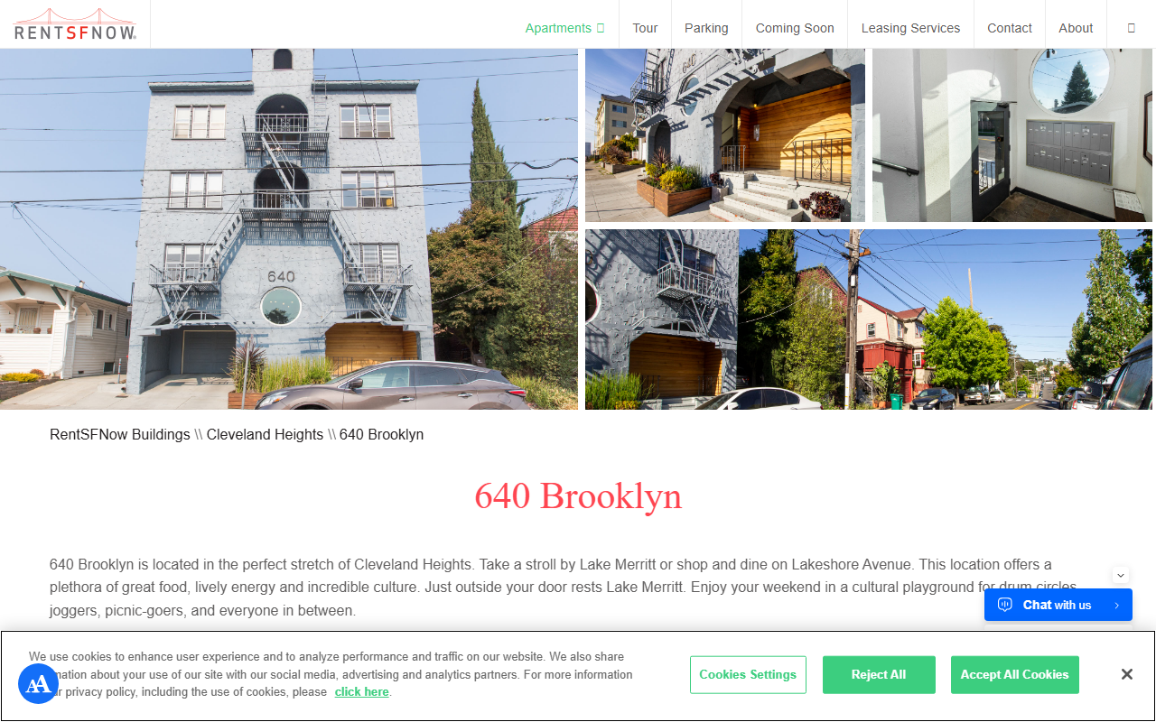 640brooklyn.com screenshot