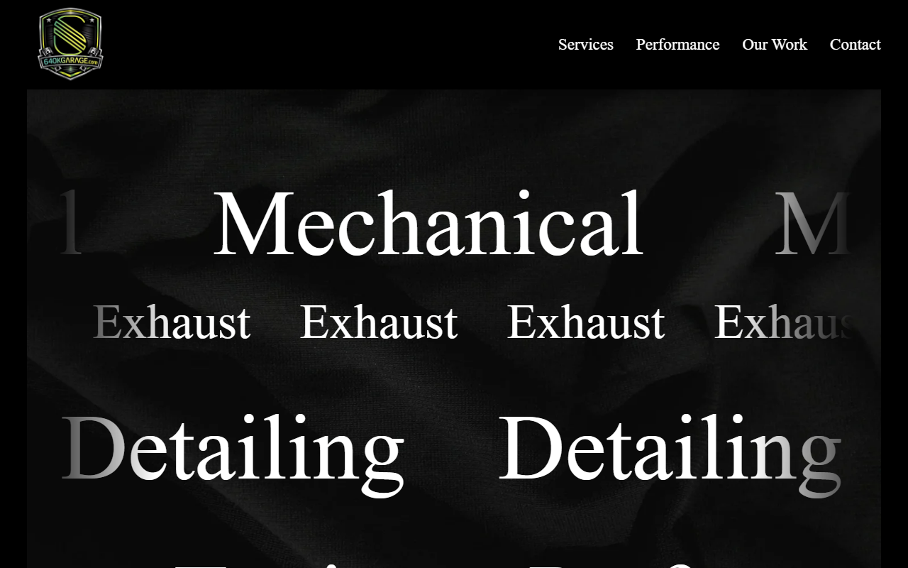 640kgarage.com screenshot