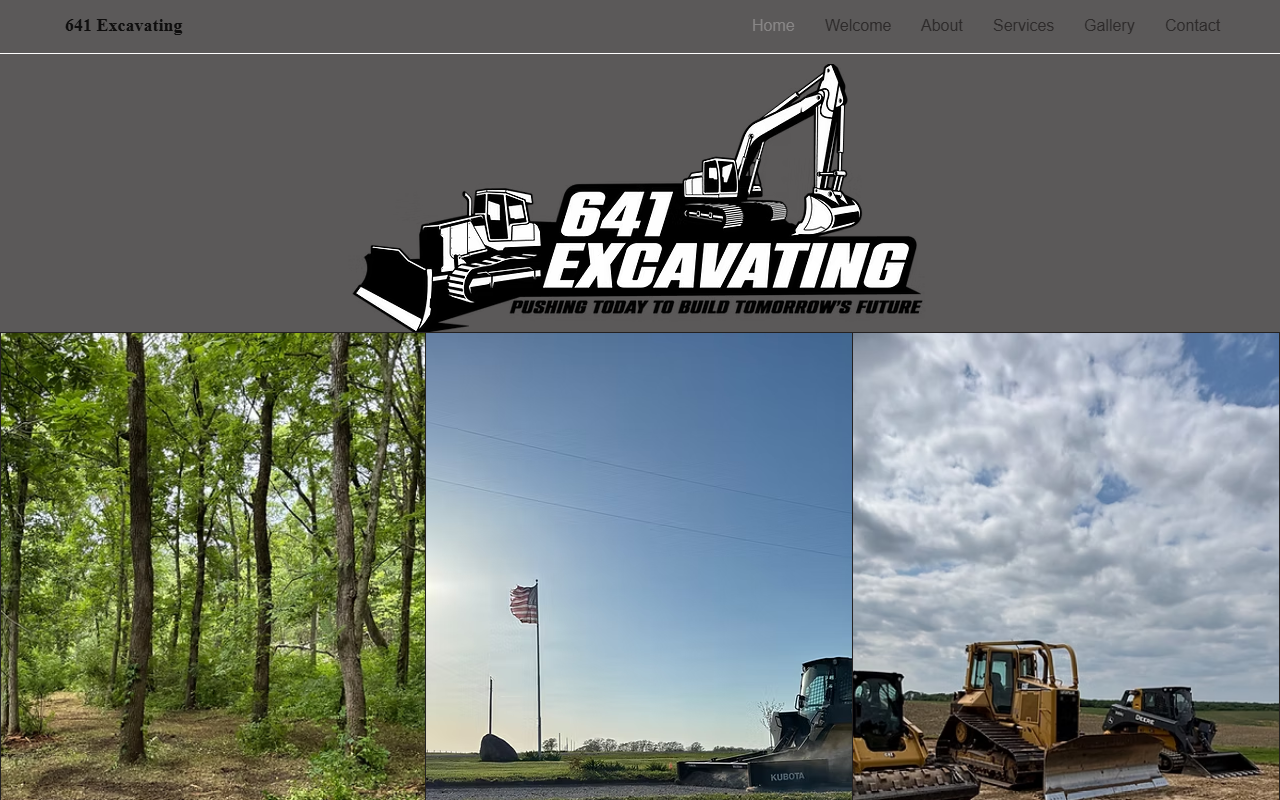 641excavating.com screenshot