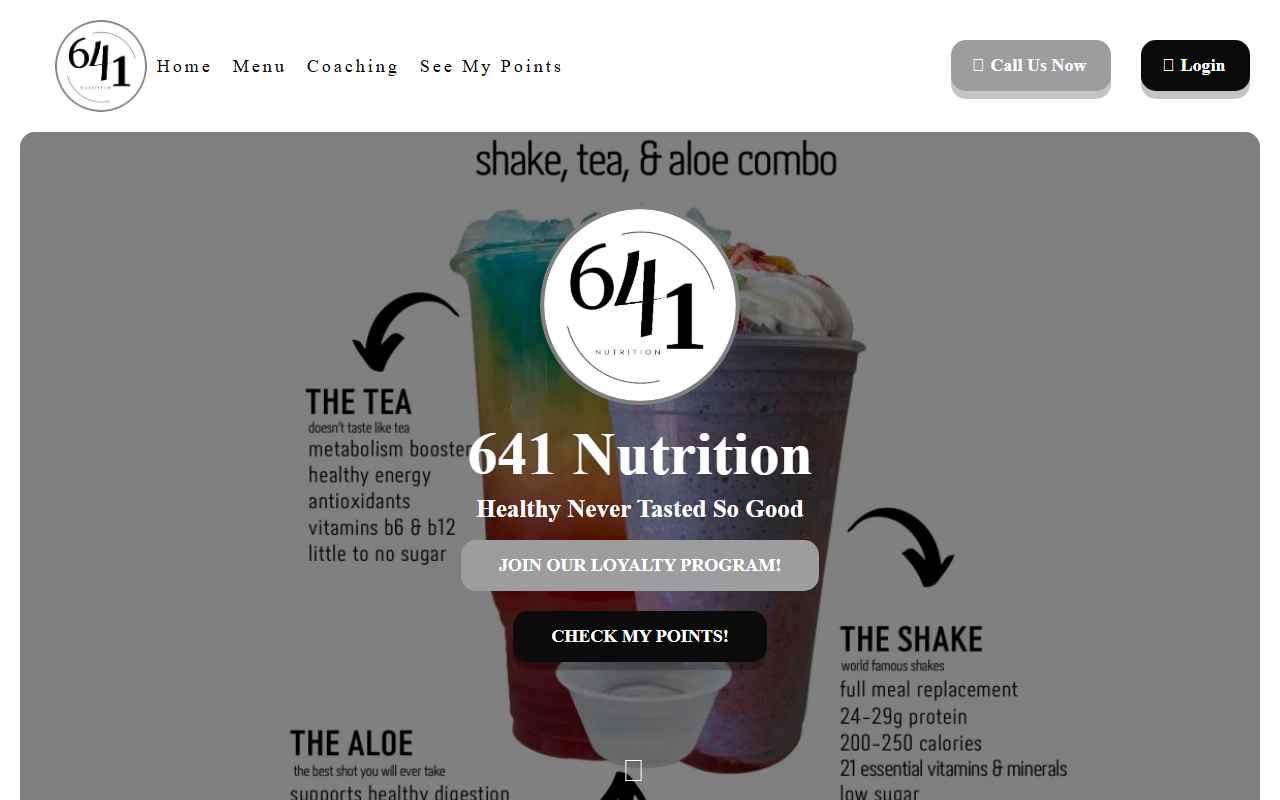 641nutrition.com screenshot
