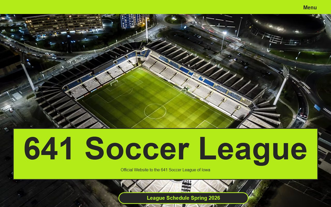 641soccerleague.com screenshot