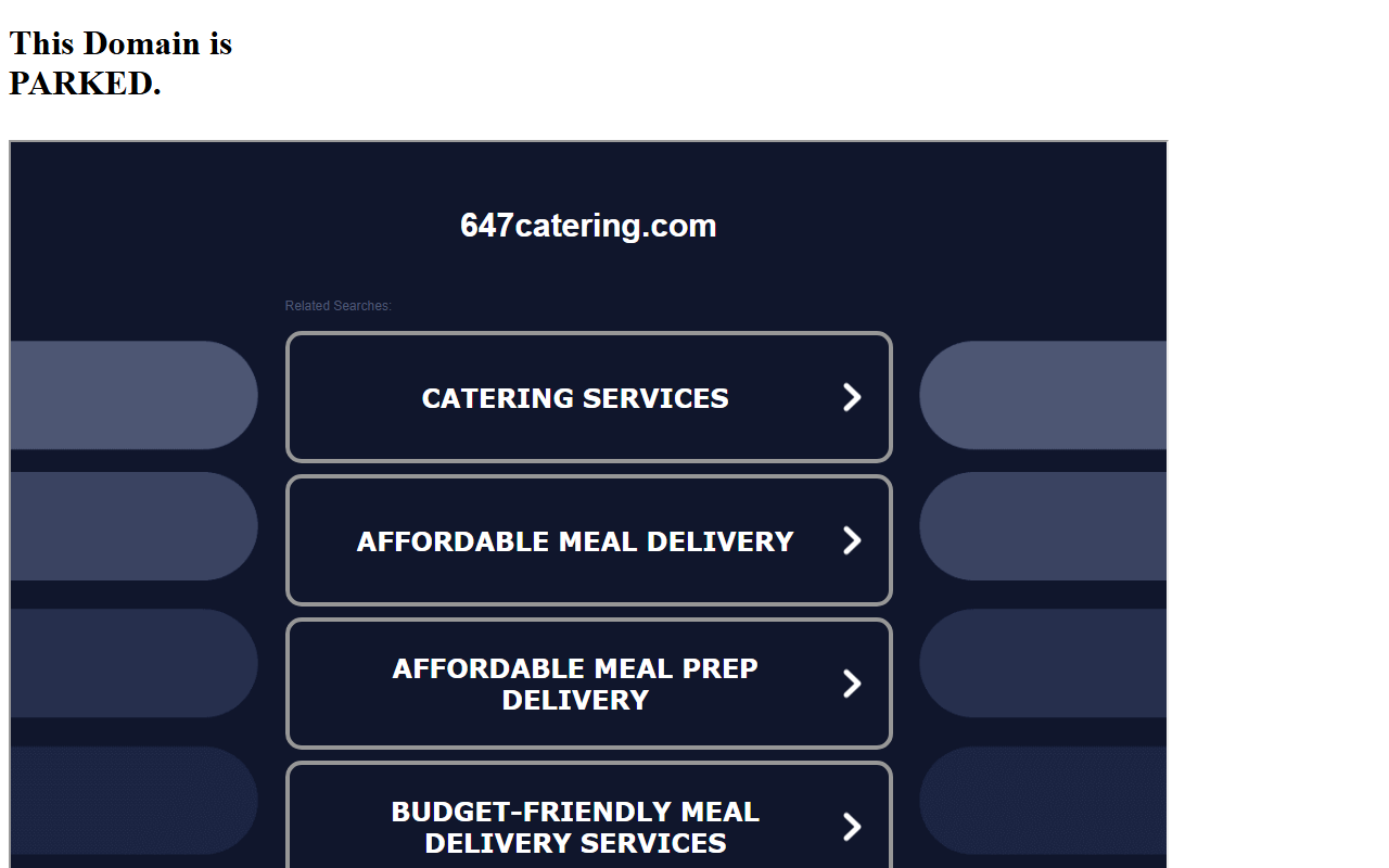 647catering.com screenshot