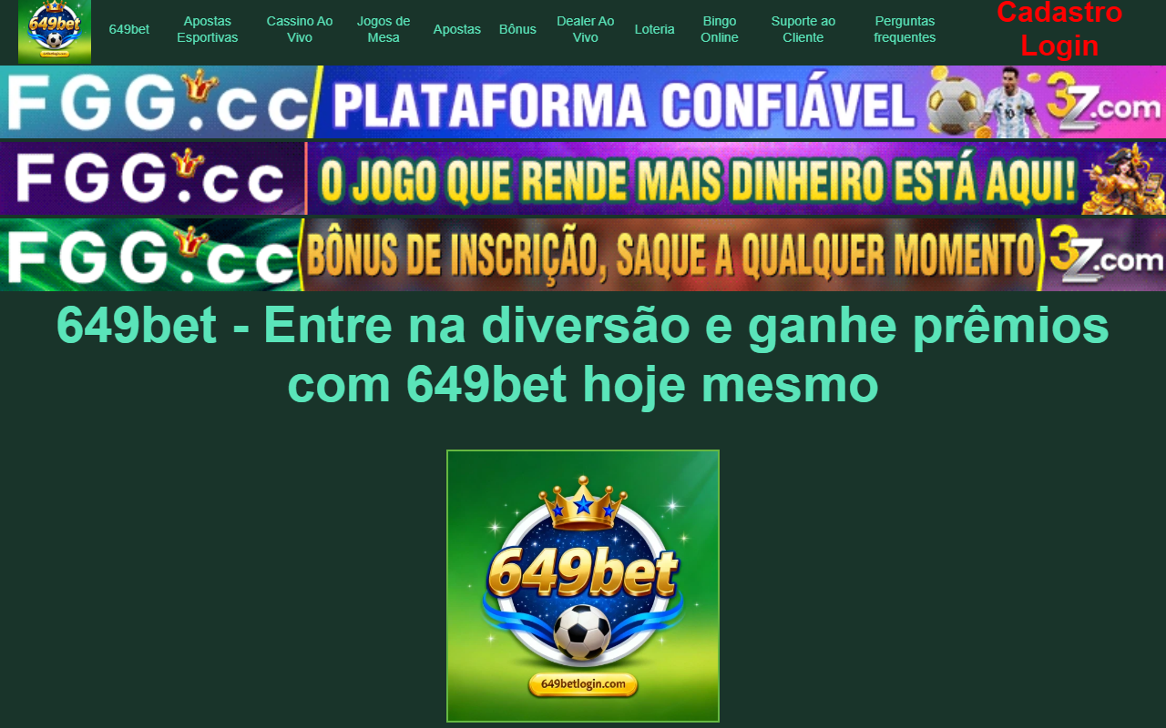 649betlogin.com screenshot