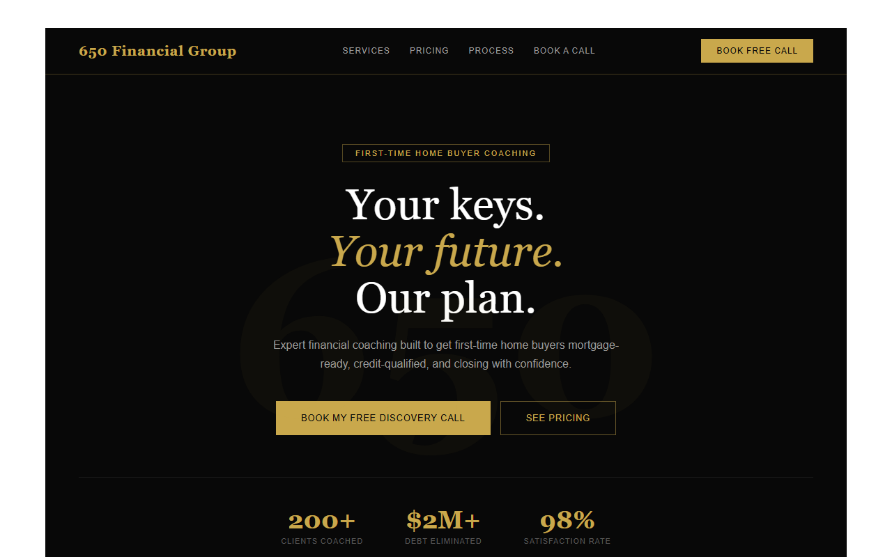 650creditacademy.com screenshot