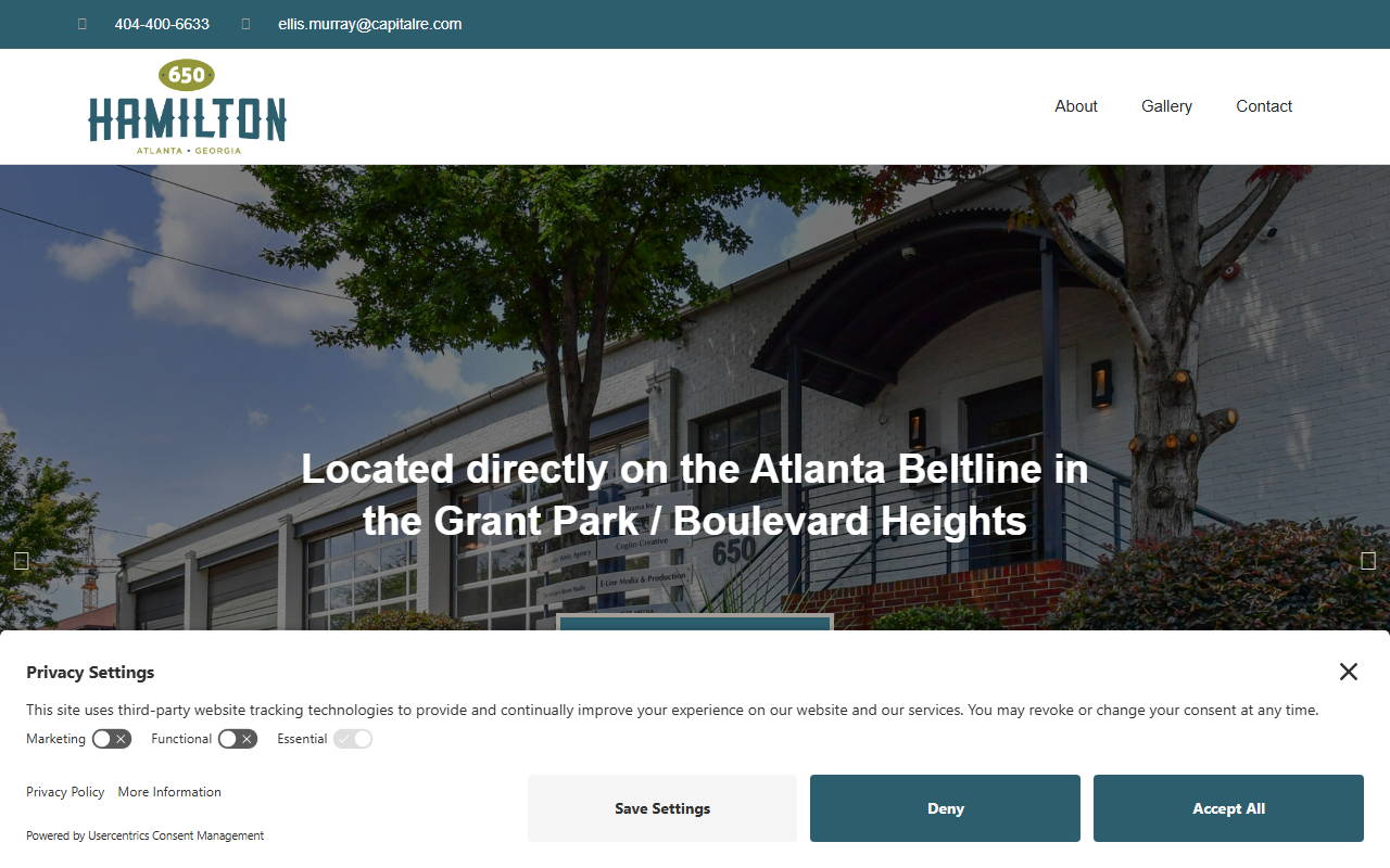 650hamilton.com screenshot