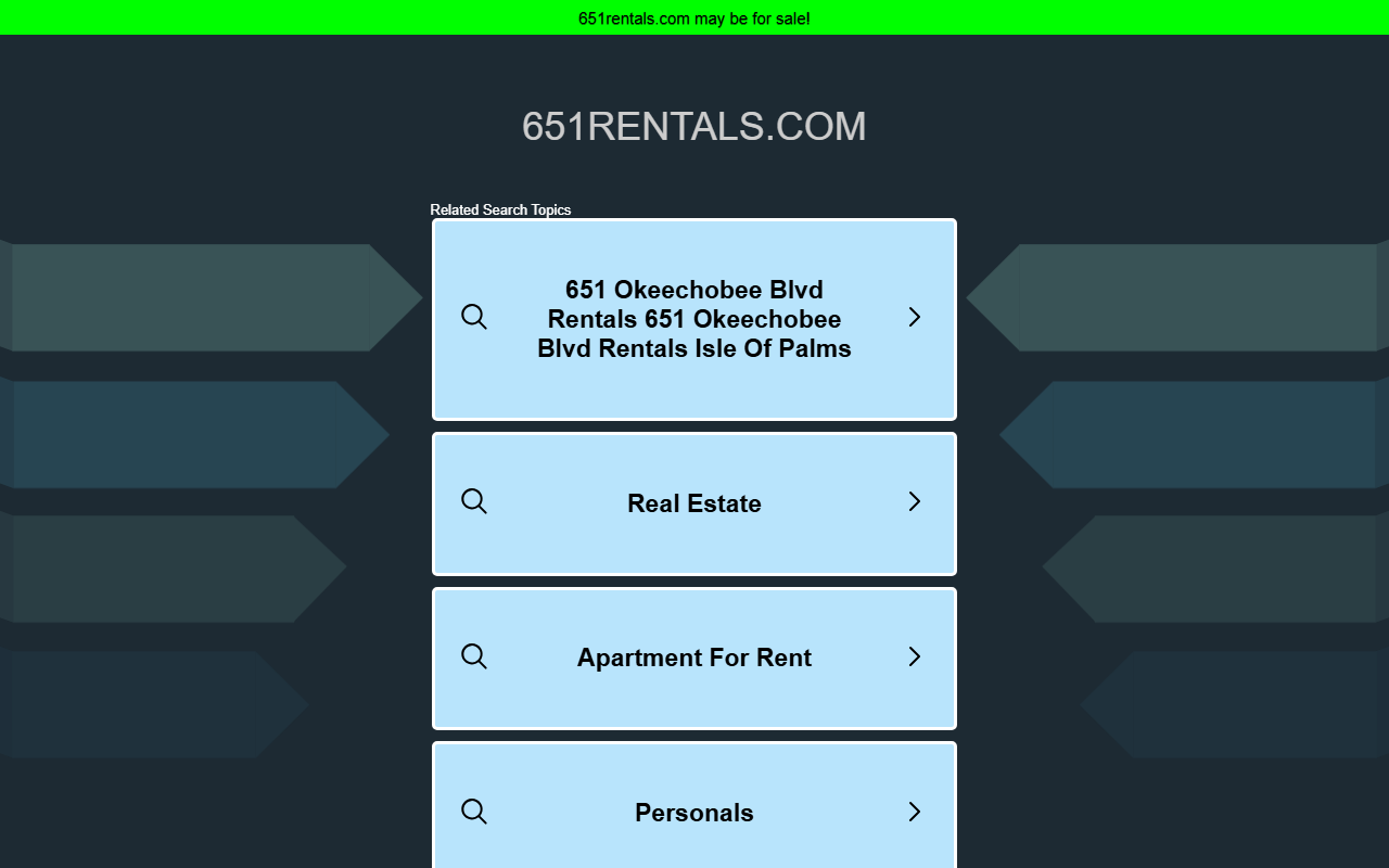 651rentals.com screenshot