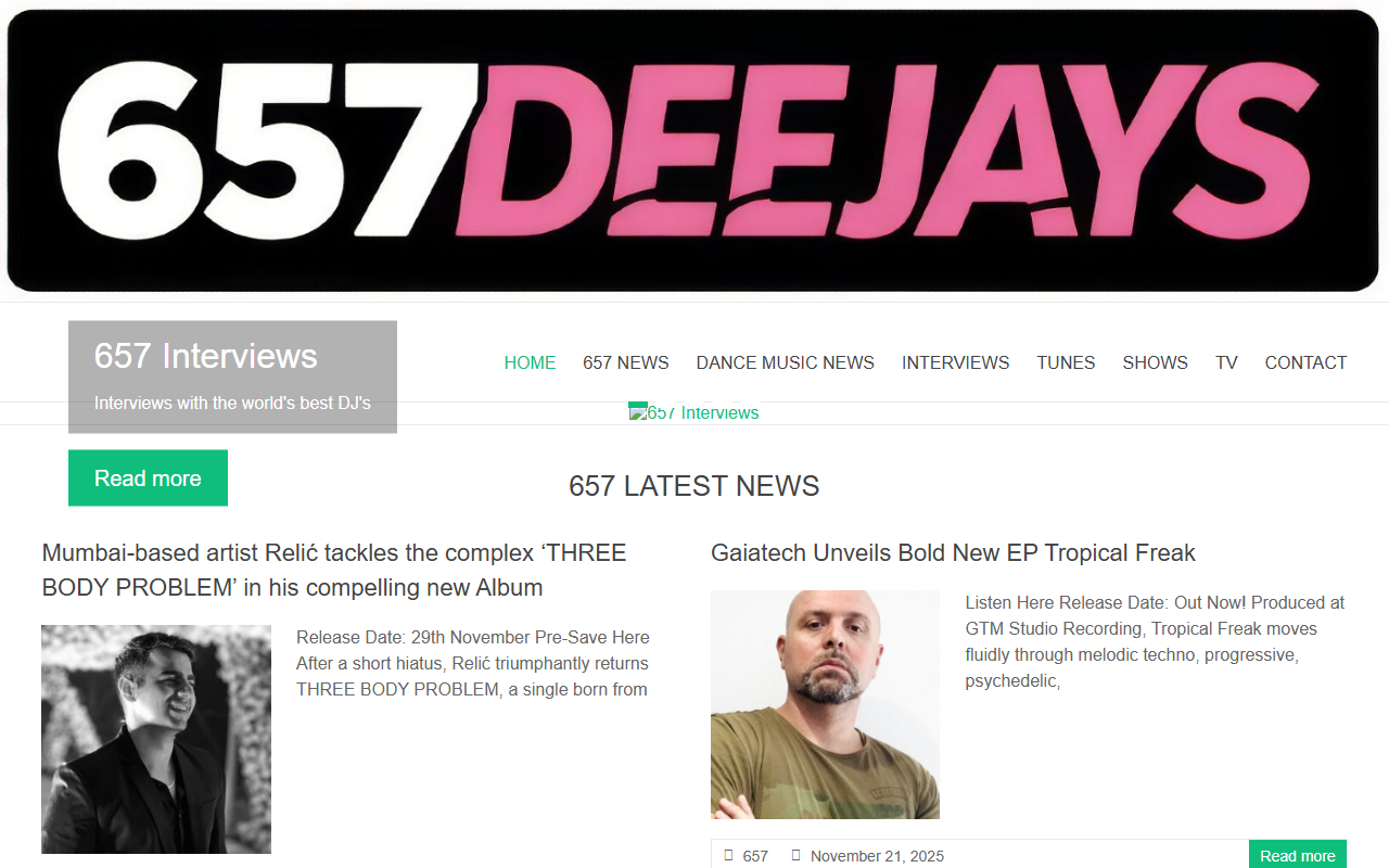 657deejays.com screenshot