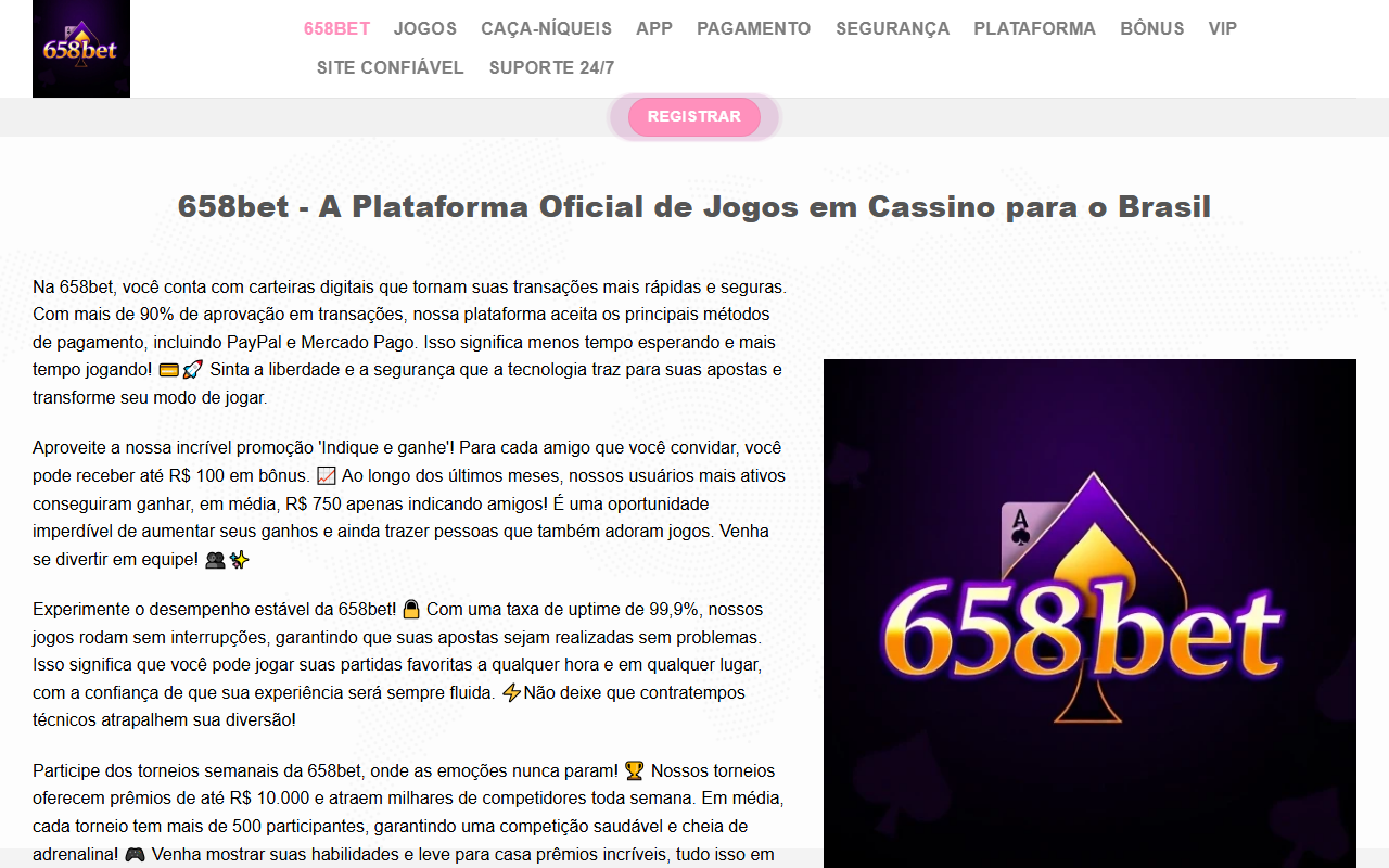 658bet-login.com screenshot