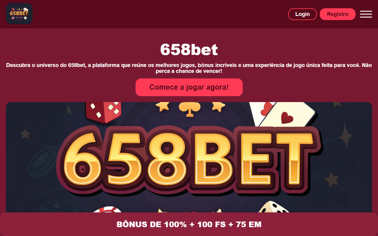 658betlogin.com screenshot