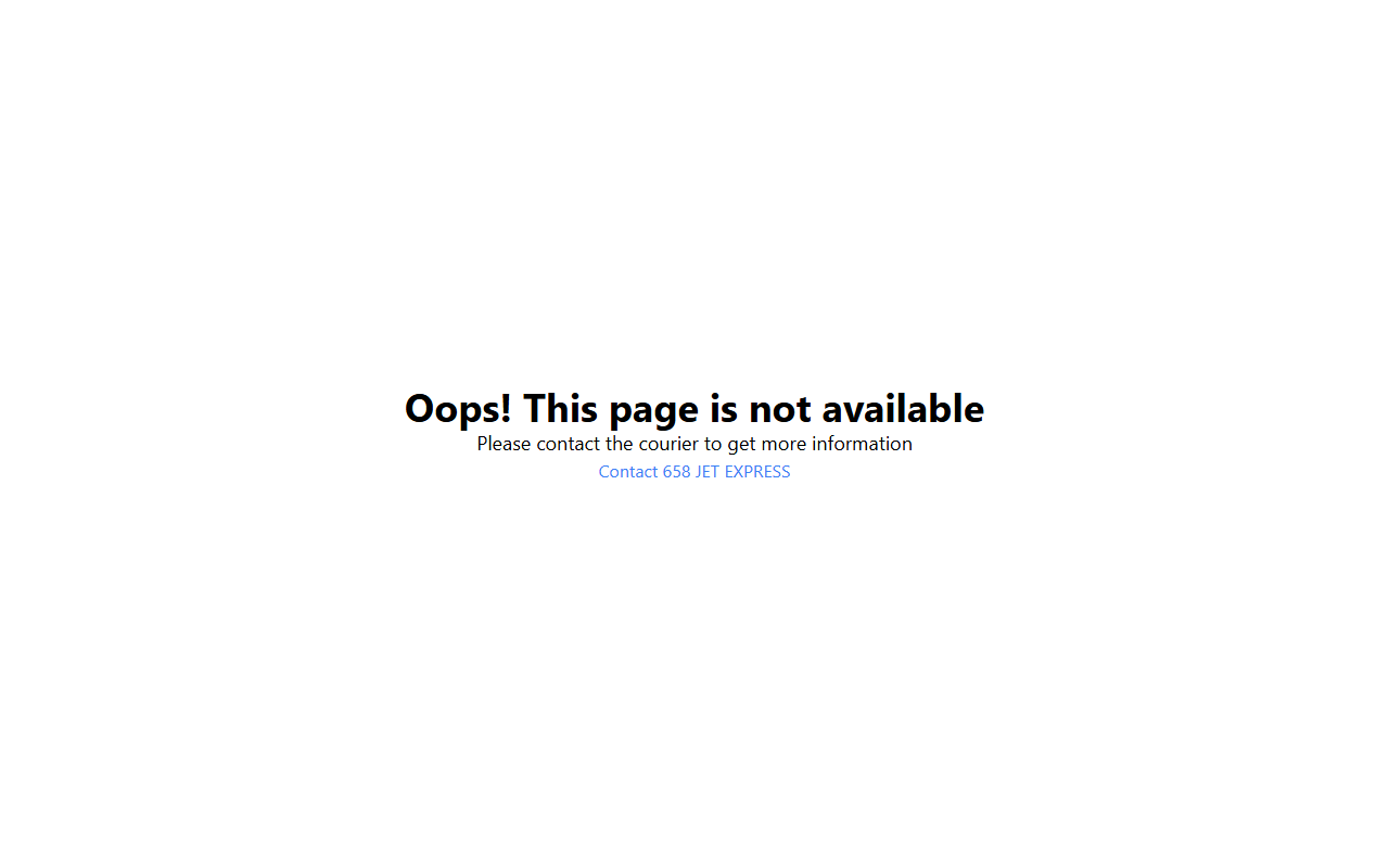 658jetexpress.com screenshot