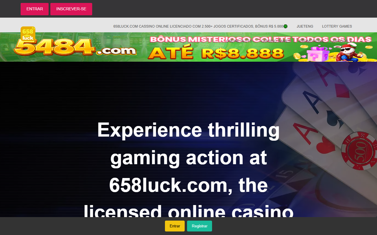 658luck658.com screenshot