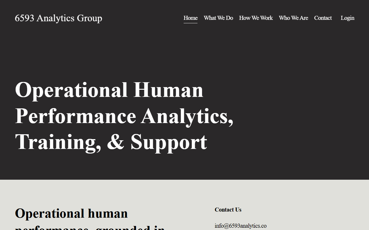 6593analytics.com screenshot